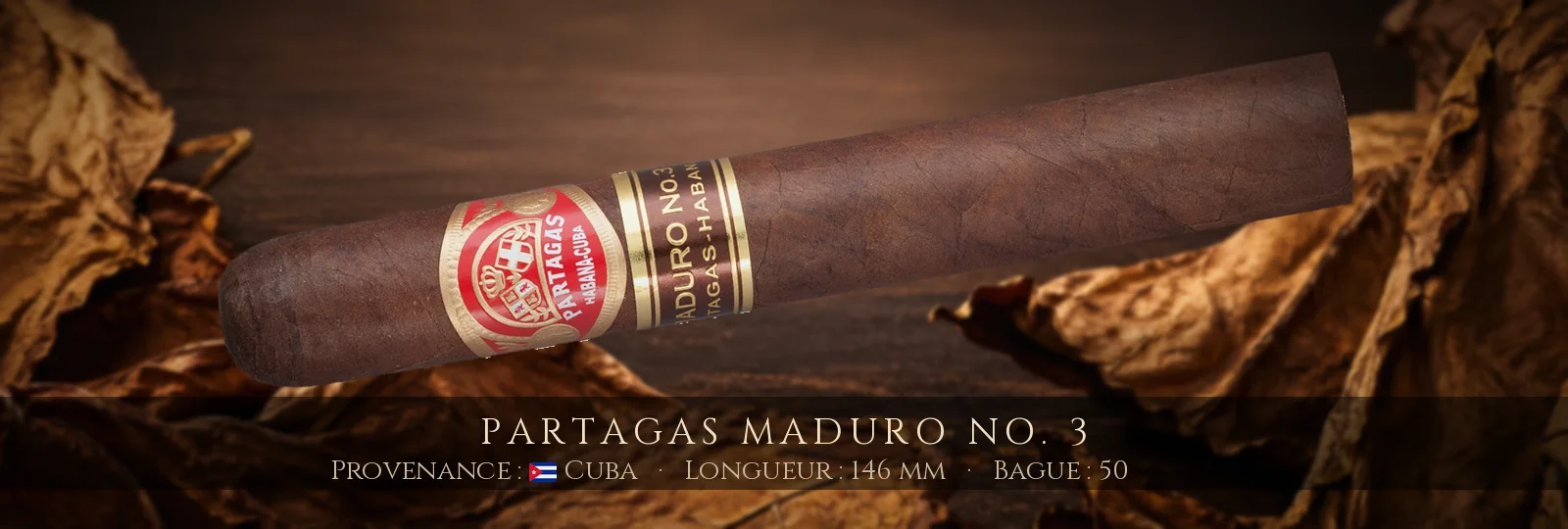 Partagas Maduro No. 3 — Partagas — Cuba