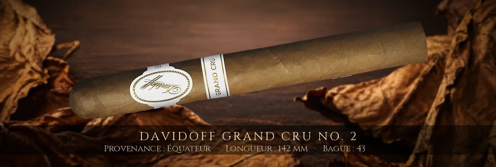 Davidoff Grand Cru No. 2 — Davidoff — République Dominicaine