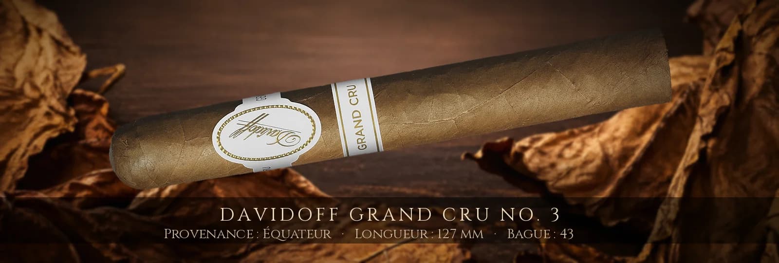 Davidoff Grand Cru No. 3 — Davidoff — République Dominicaine