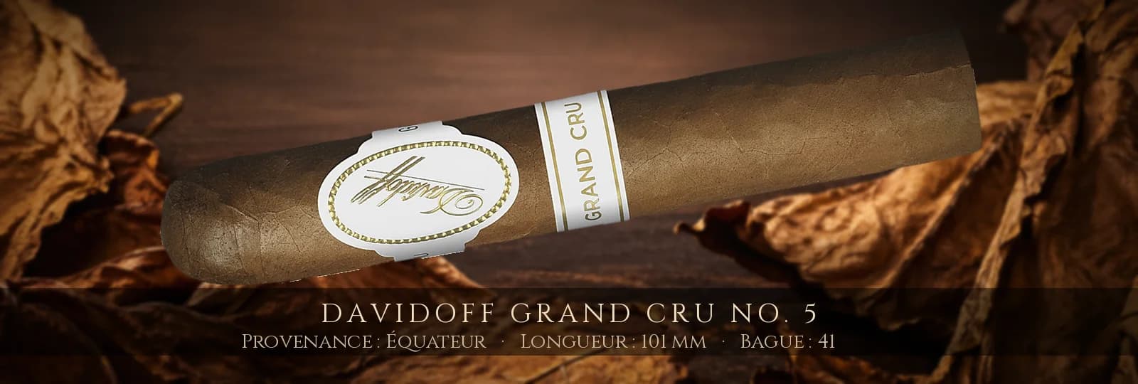 Davidoff Grand Cru No. 5 — Davidoff — République Dominicaine