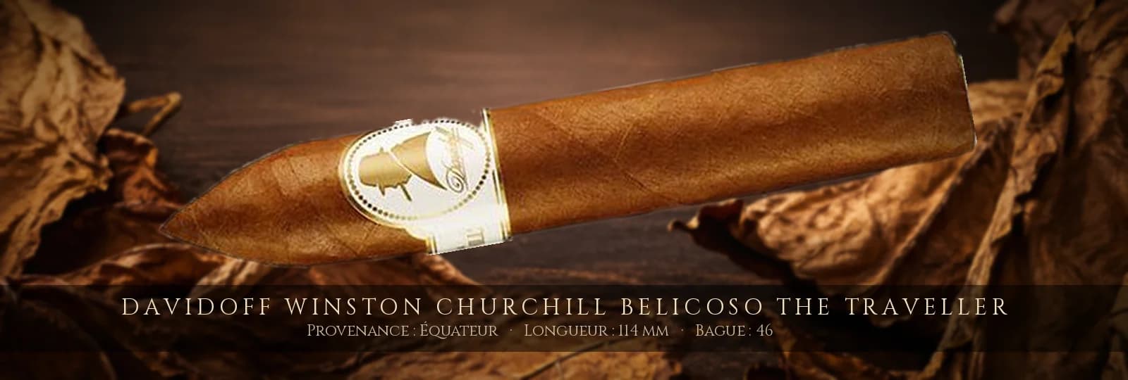 Davidoff Winston Churchill Belicoso The Traveller — Davidoff — République Dominicaine