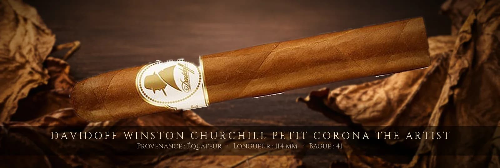 Davidoff Winston Churchill Petit Corona The Artist — Davidoff — République Dominicaine