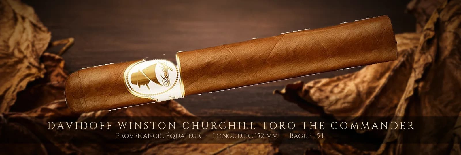 Davidoff Winston Churchill Toro The Commander — Davidoff — République Dominicaine