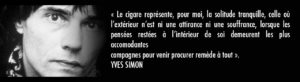 citation cigare yves simon