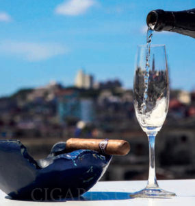 cigare et champagne