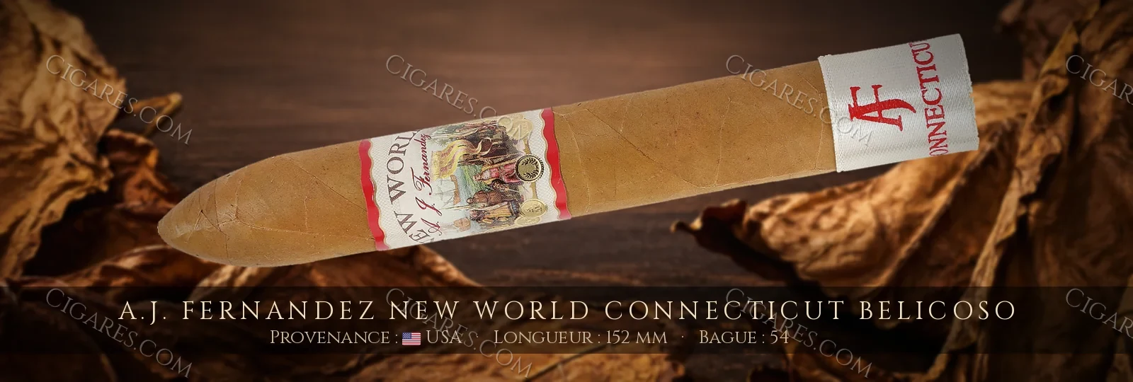 A.J. Fernandez New World Connecticut Belicoso — A.J. Fernandez — USA