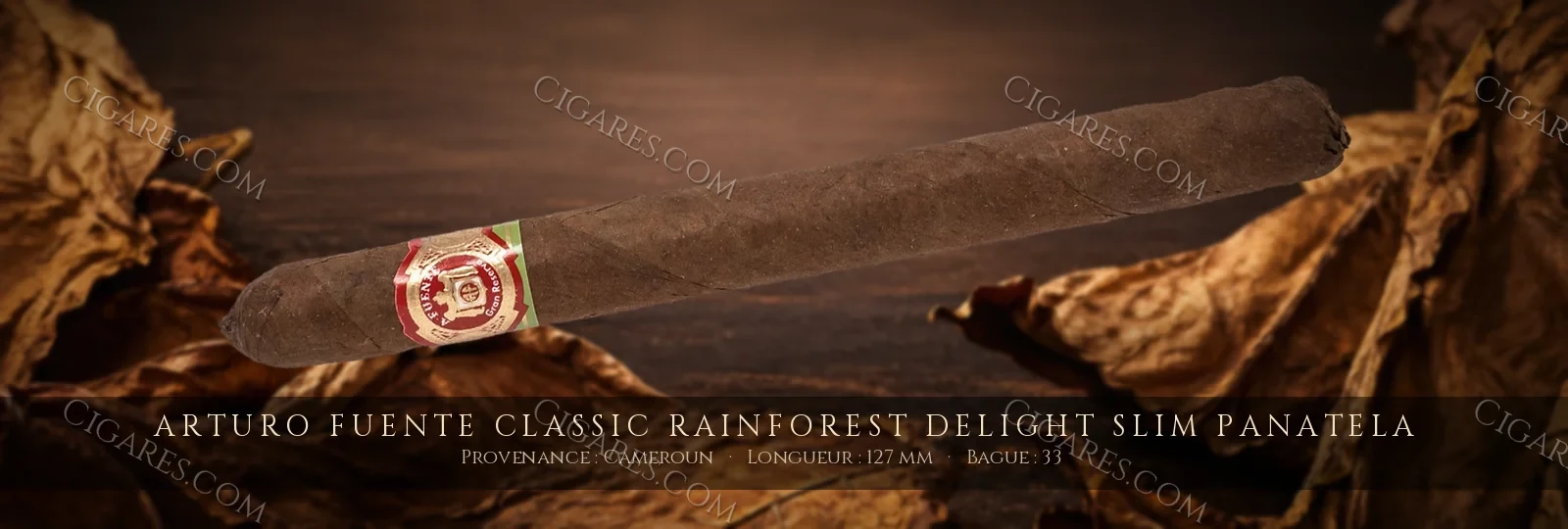 Arturo Fuente Classic Rainforest Delight Slim Panatela — Arturo Fuente — République Dominicaine