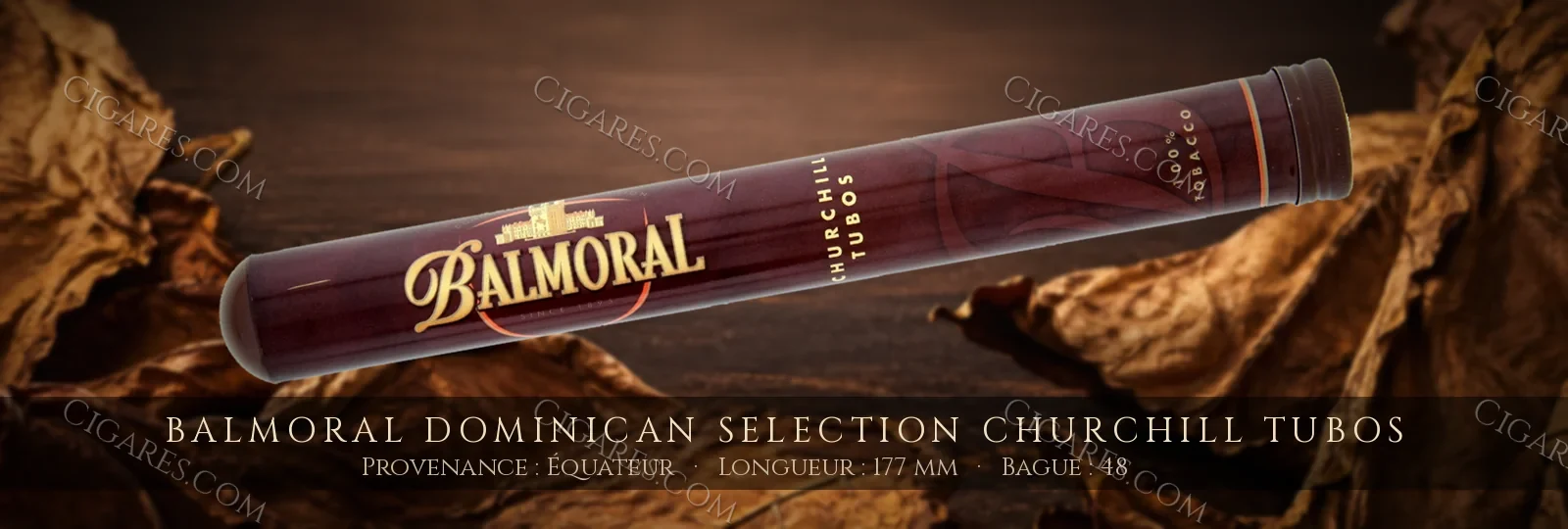 Balmoral Dominican Selection Churchill Tubos — Balmoral — République Dominicaine