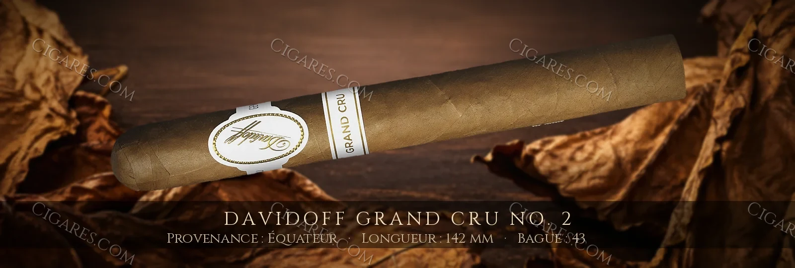 Davidoff Grand Cru No. 2 — Davidoff — République Dominicaine