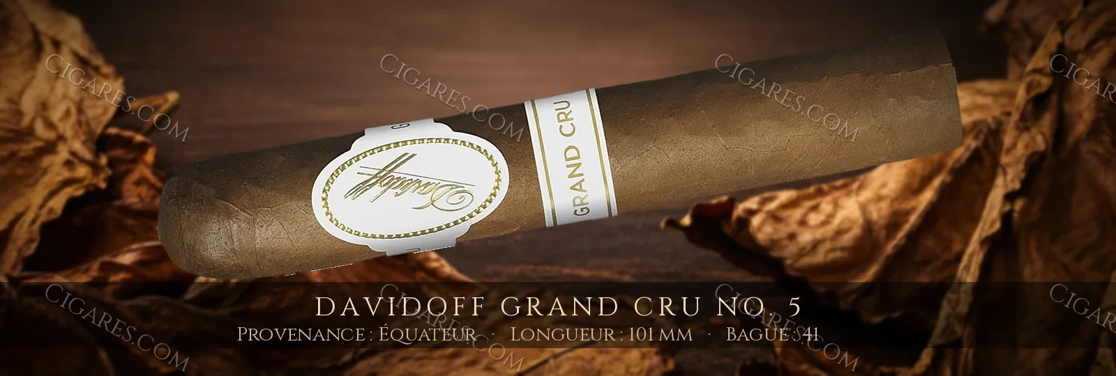 Davidoff Grand Cru No. 5 — Davidoff — République Dominicaine