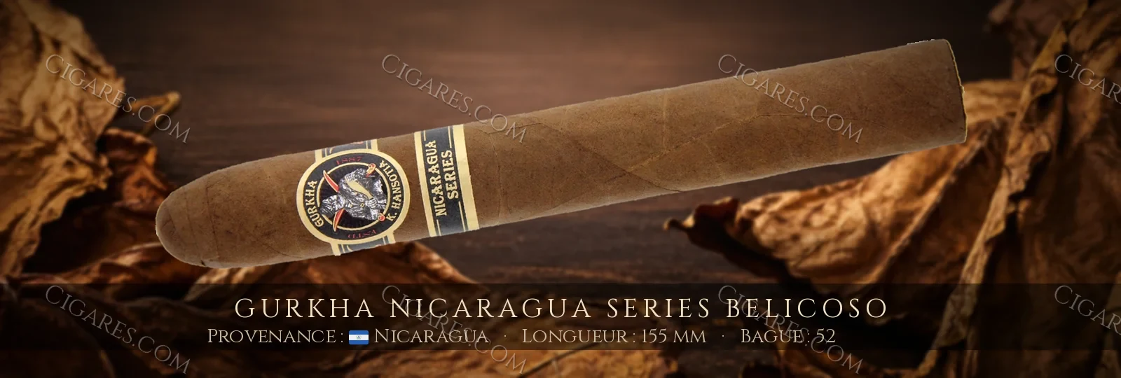 Gurkha Nicaragua Series Belicoso — Gurkha — Nicaragua