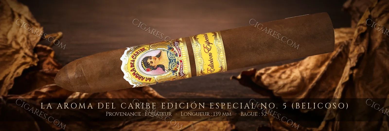 La Aroma del Caribe Edición Especial No. 5 (Belicoso) — La Aroma del Caribe — Nicaragua