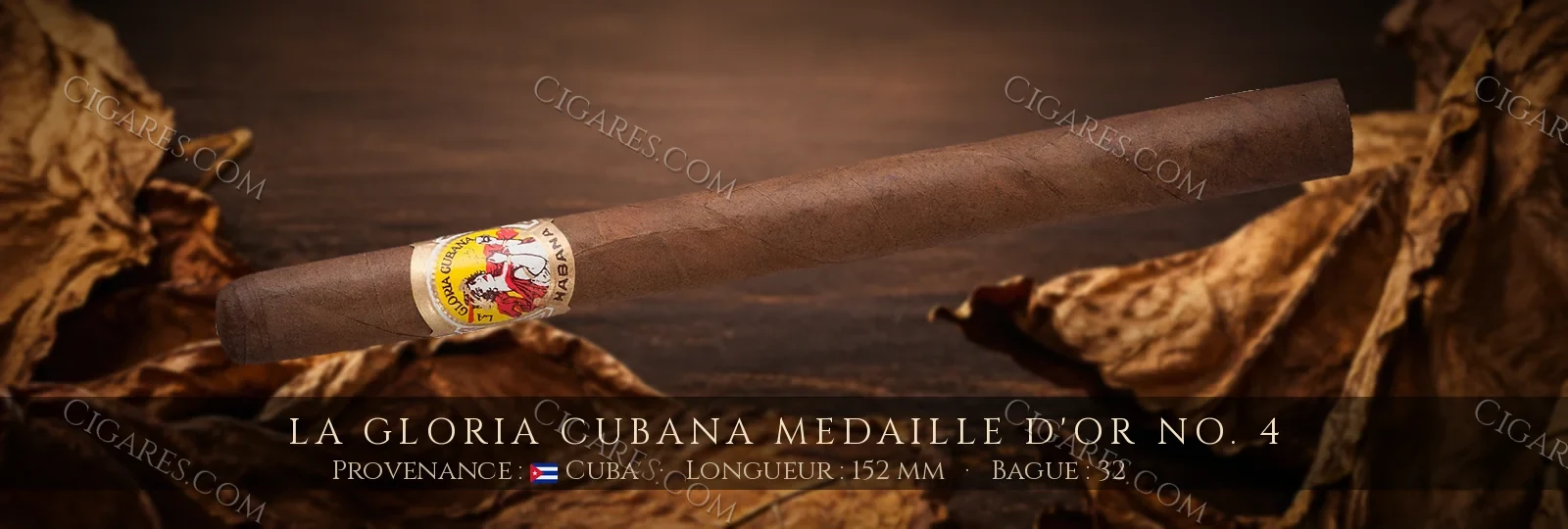 La Gloria Cubana Medaille d'Or No. 4 — La Gloria Cubana — Cuba