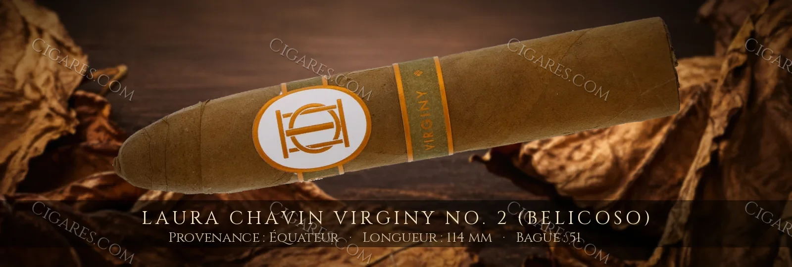 Laura Chavin Virginy No. 2 (Belicoso) — Laura Chavin — République Dominicaine