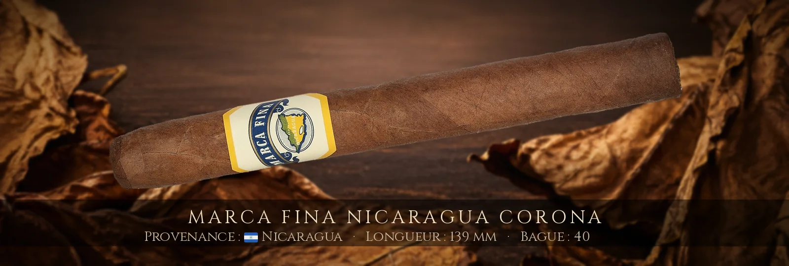 Marca Fina Nicaragua Corona — Marca Fina — Nicaragua