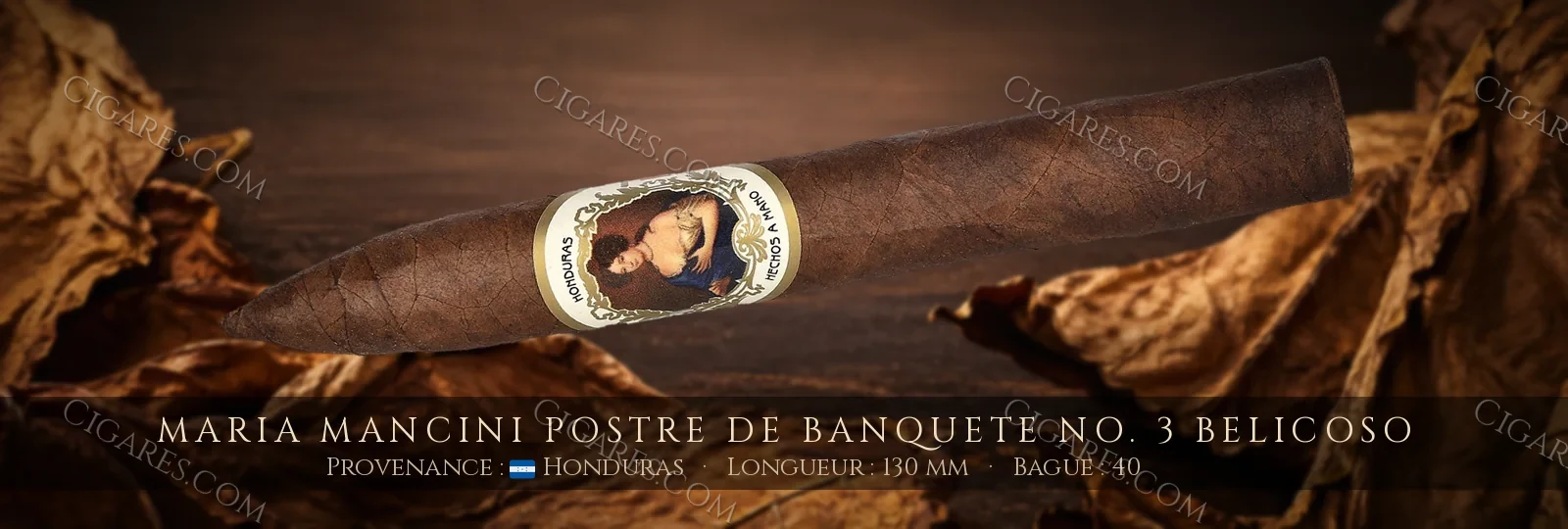 Maria Mancini Postre de Banquete No. 3 Belicoso — Maria Mancini — Honduras
