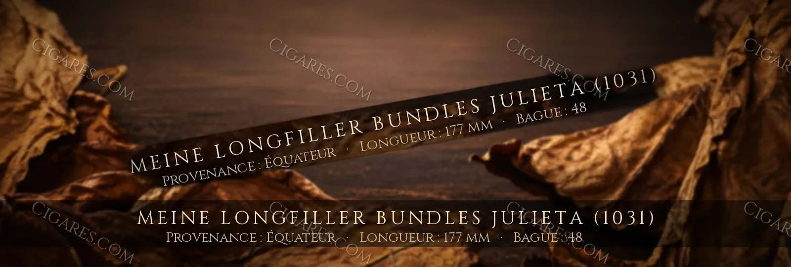 Meine Longfiller Bundles Julieta (1031) — Meine — Équateur