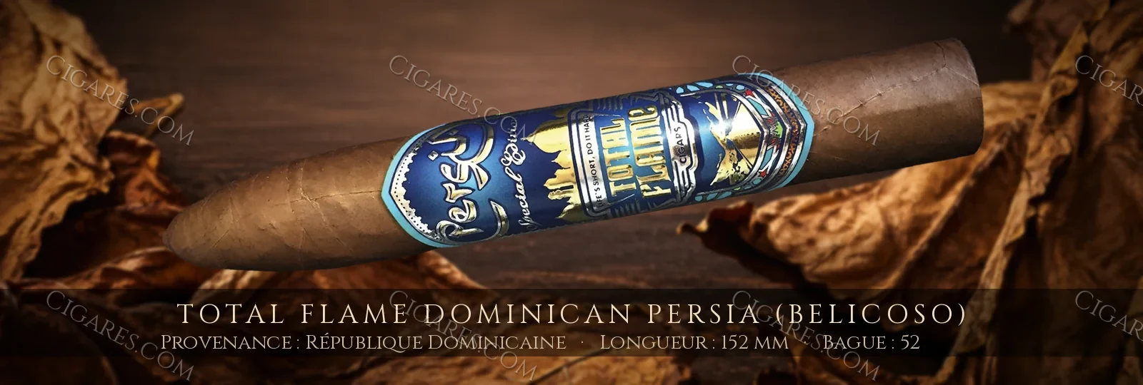 Total Flame Dominican Persia (Belicoso) — Total Flame — République Dominicaine