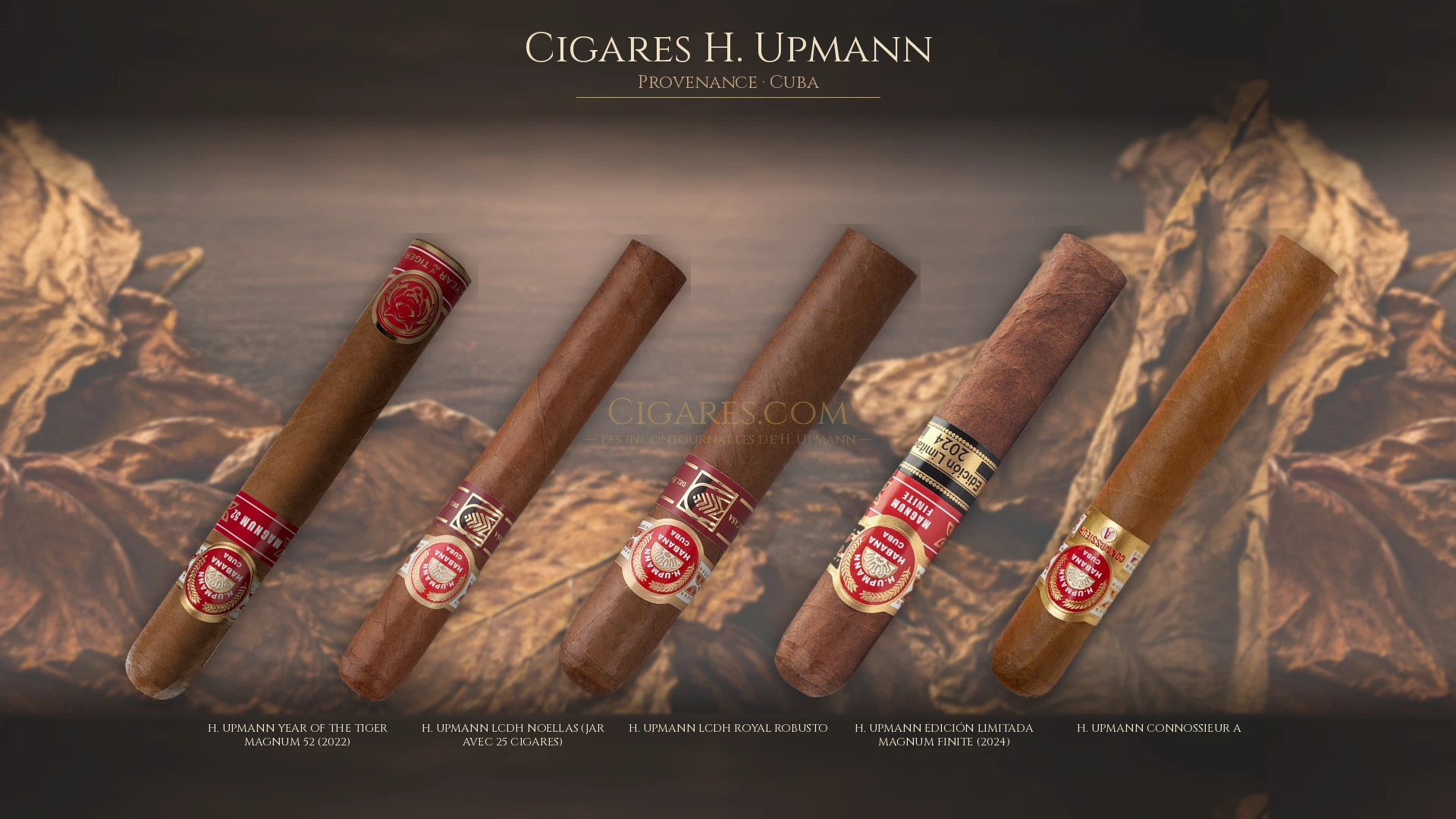 Top cigares H. Upmann Cuba — les plus populaires