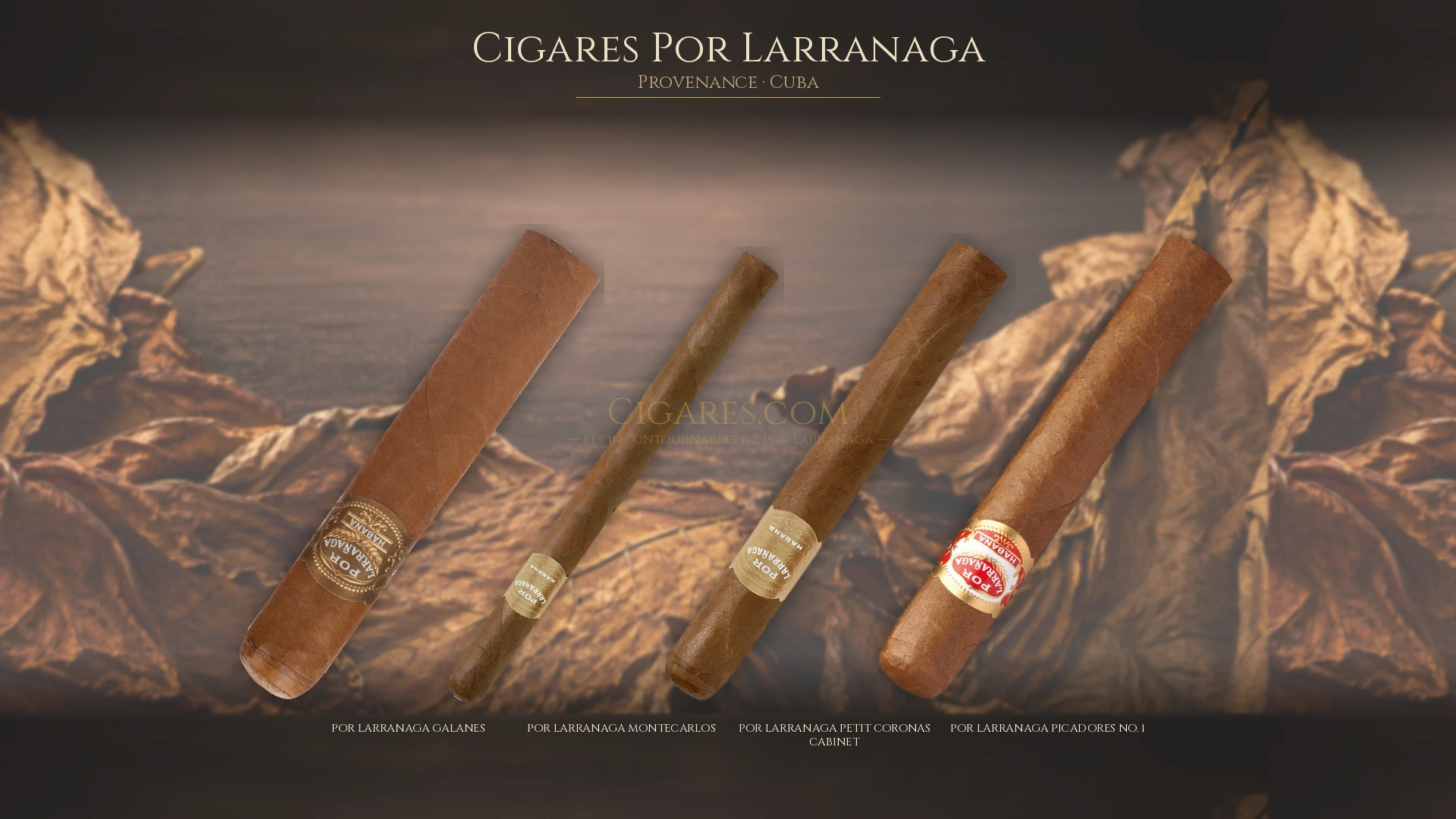 Top cigares Por Larranaga Cuba — les plus populaires